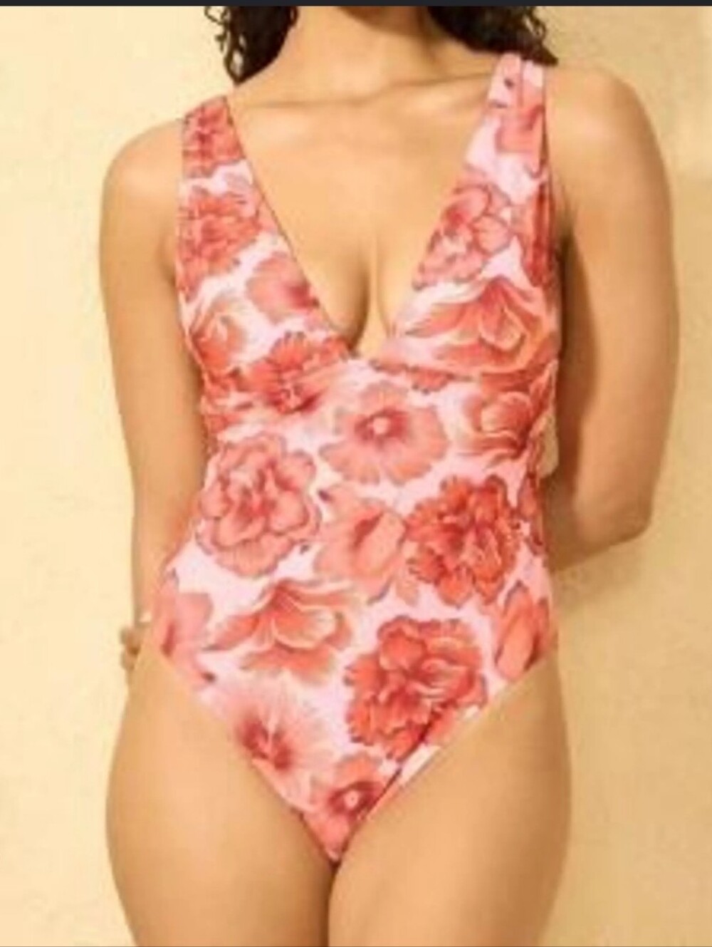 🚨 New Shade & Shore Pink Floral One-Piece Swimsuit